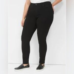 LANE BRYANT - STRETCHY comfortable, Women's Classic Black Skinny Jeans 👖